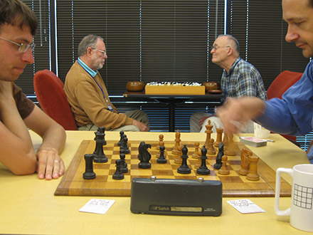 CCR - L staff playing chess