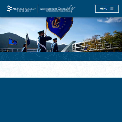 screenshot, Air Force Academy Foundation 