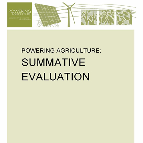 Powering Agriculture: Summative Evaluation