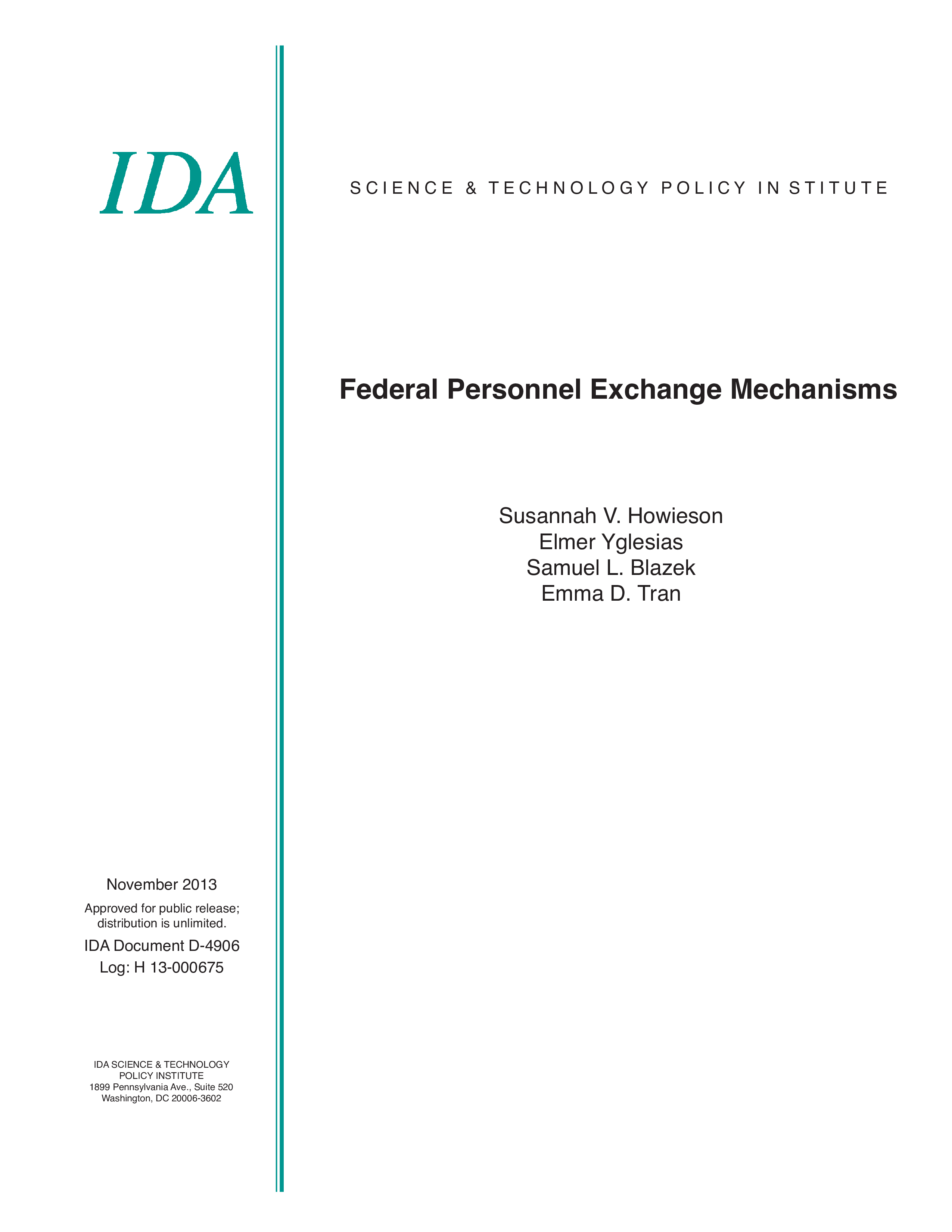 Federal Personnel Exchange Mechanisms