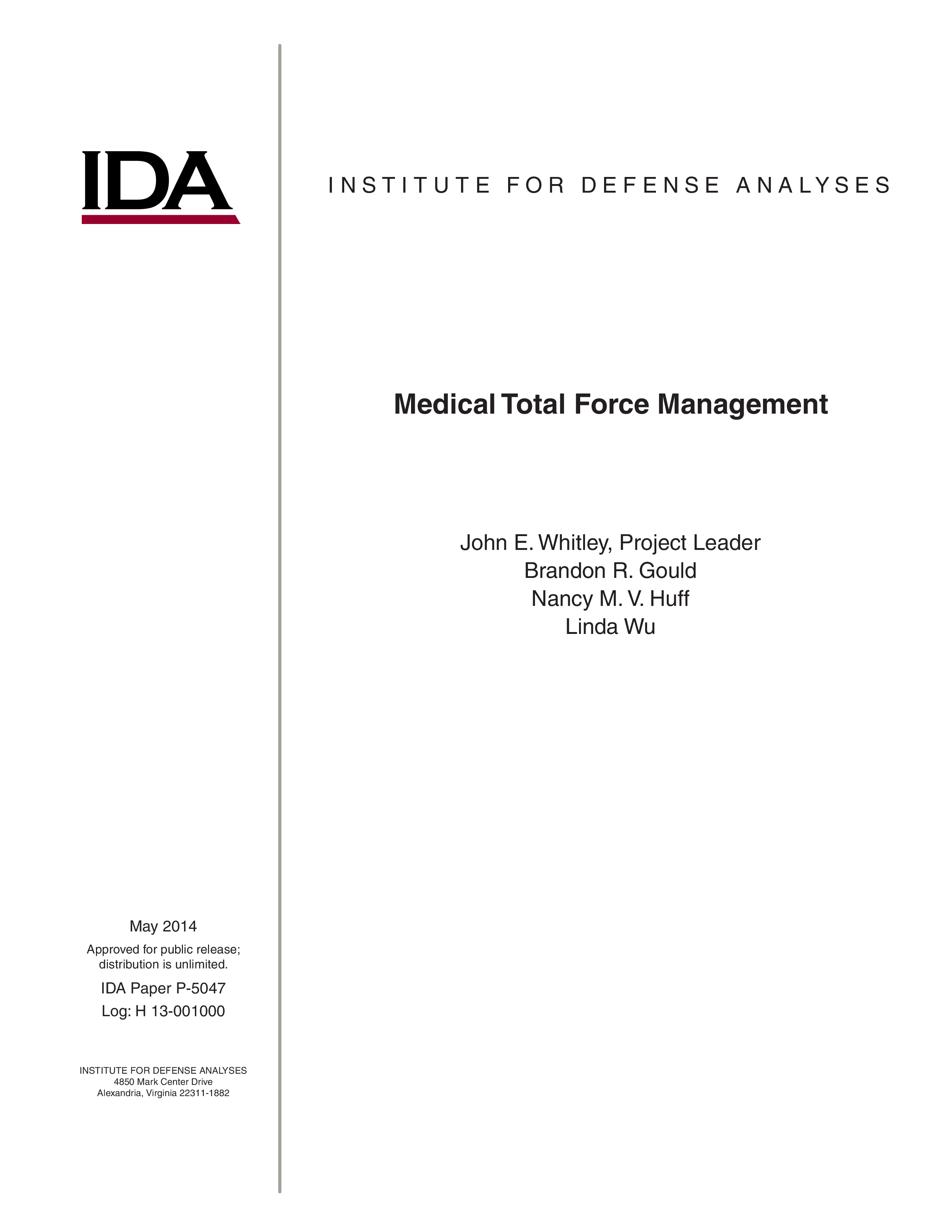 Medical Total Force Management