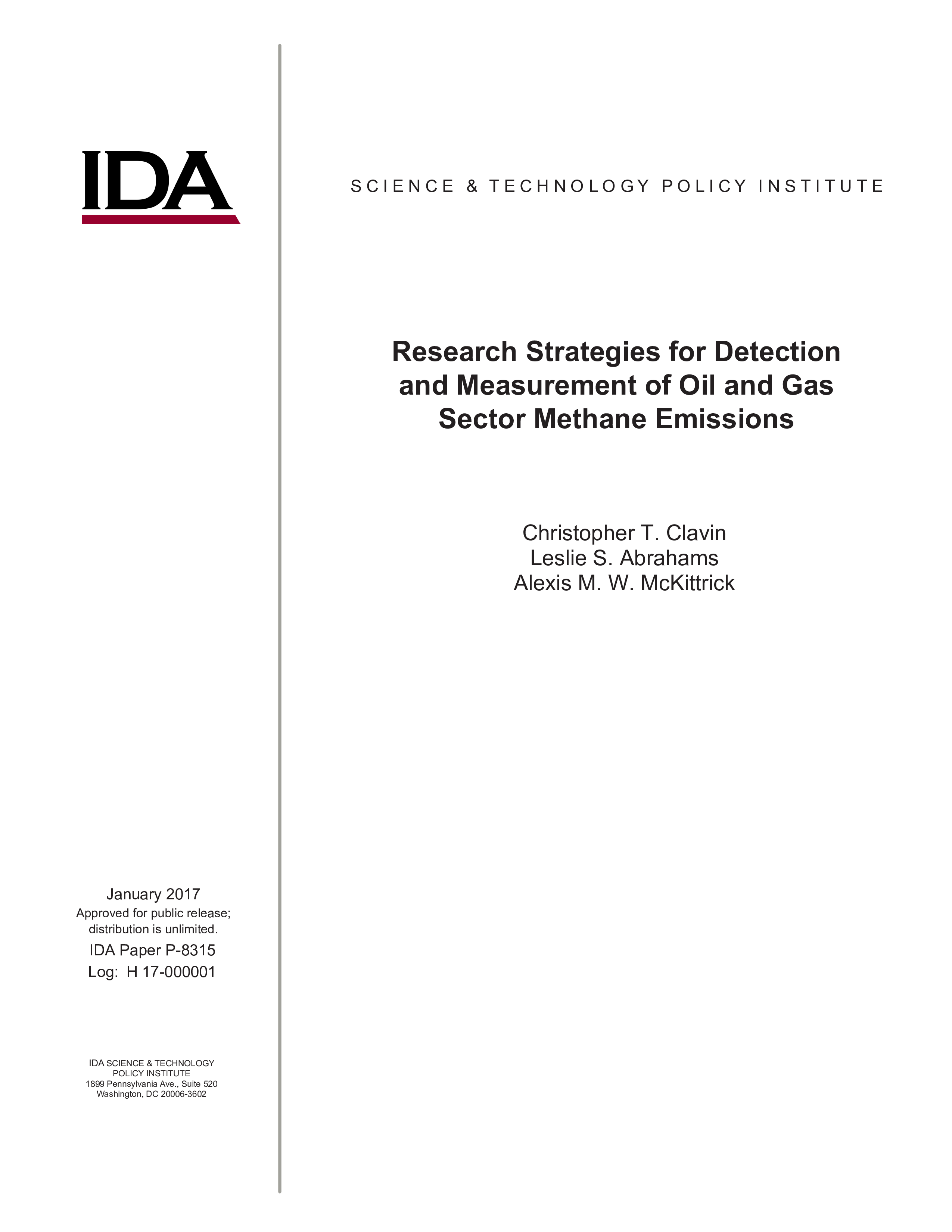 Research Strategies for Detection and Measurement of Oil and Gas Sector Methane Emissions